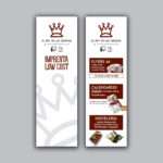 Tarjetas Dobles sin Plegar